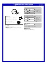 Casio 5405 Operation Manual preview