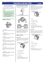 Casio 5429 Operation Manual предпросмотр