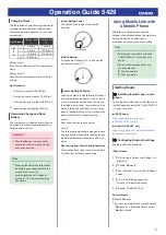 Preview for 3 page of Casio 5429 Operation Manual