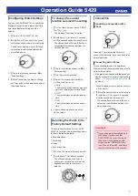 Preview for 7 page of Casio 5429 Operation Manual