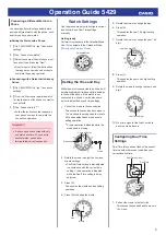 Preview for 9 page of Casio 5429 Operation Manual