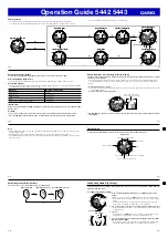 Preview for 2 page of Casio 5442 Operation Manual