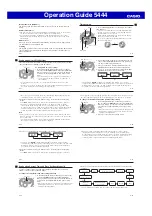 Preview for 5 page of Casio 5444 Operation Manual