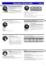 Preview for 12 page of Casio 5463 Operation Manual