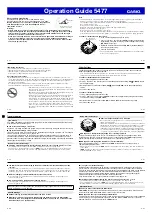 Preview for 15 page of Casio 5477 Operation Manual