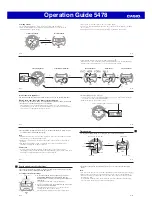 Preview for 2 page of Casio 5478 Operation Manual