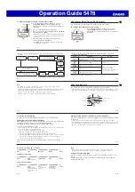 Preview for 3 page of Casio 5478 Operation Manual