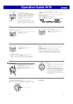 Preview for 4 page of Casio 5478 Operation Manual