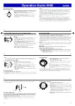 Preview for 8 page of Casio 5480 Operation Manual