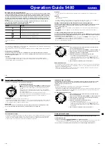 Preview for 11 page of Casio 5480 Operation Manual