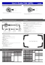 Preview for 3 page of Casio 5544 MTG User Manual