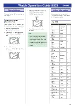 Preview for 15 page of Casio 5553 Operation Manual