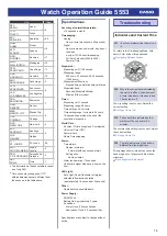 Preview for 16 page of Casio 5553 Operation Manual