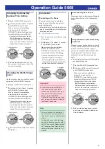 Preview for 9 page of Casio 5608 Operation Manual