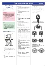 Preview for 2 page of Casio 5623 Operation Manual