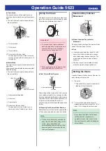 Preview for 4 page of Casio 5623 Operation Manual