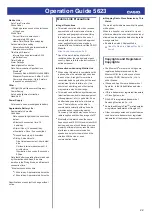 Preview for 22 page of Casio 5623 Operation Manual