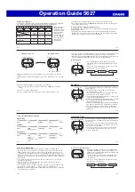 Предварительный просмотр 3 страницы Casio 5627 Operation Manual