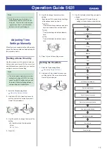 Preview for 14 page of Casio 5631 Operation Manual