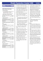 Preview for 2 page of Casio 5659 Operation Manual