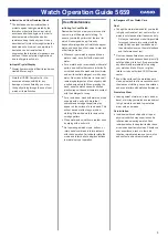 Preview for 4 page of Casio 5659 Operation Manual