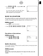 Preview for 7 page of Casio ALGEBRA FX 2.0 User Manual