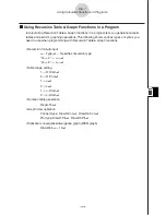 Preview for 348 page of Casio ALGEBRA FX 2.0 User Manual