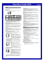 Preview for 4 page of Casio AQW101-1ACF Operation Manual