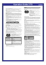 Preview for 4 page of Casio Baby-G BG1500A-1B Operation Manual