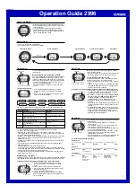 Casio Baby-G BG169WH-3V Operation Manual preview