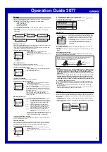 Предварительный просмотр 3 страницы Casio Baby-G BG2000-1 Operation Manual