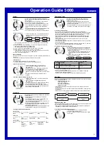 Предварительный просмотр 2 страницы Casio Baby-G BG90-2B Operation Manual