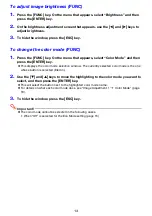 Preview for 13 page of Casio Casio XJ-V2-UJ3000 User Manual