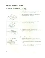 Preview for 9 page of Casio CasioWriter CW-600 Instruction Manual