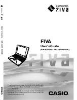 Casio Cassiopeia FIVA MPC-205E User Manual предпросмотр