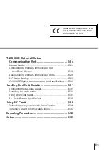 Preview for 3 page of Casio Cassiopeia IT-2000 User Manual