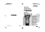 Casio CASSIOPEIA IT-2000D User Manual preview