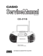 Casio CD-311S Service Manual preview