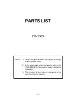 Предварительный просмотр 28 страницы Casio CD-350S Service Manual