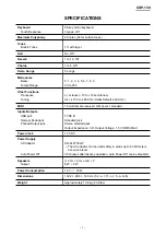 Preview for 3 page of Casio CDP-130 Service Manual & Parts Manual