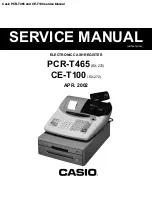 Casio CE-T100 Service Manual preview