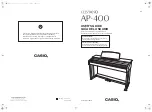 Casio Celviano AP-400 User Manual предпросмотр