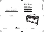 Preview for 1 page of Casio Celviano AP-460 User Manual