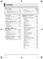 Preview for 3 page of Casio Celviano AP-460 User Manual