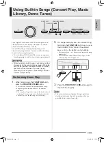 Preview for 16 page of Casio Celviano AP-460 User Manual