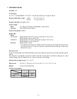 Preview for 3 page of Casio CFX-9850G PLUS Service Manual & Parts Manual