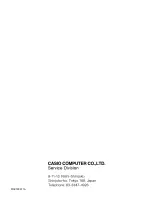 Предварительный просмотр 31 страницы Casio CFX-9850G PLUS Service Manual & Parts Manual