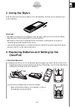 Preview for 5 page of Casio ClassPad 330 User Manual