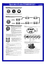 Casio COMBIWVGE1 Operation Manual preview