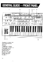 Preview for 5 page of Casio Cosmo CZ-1 Operation Manual